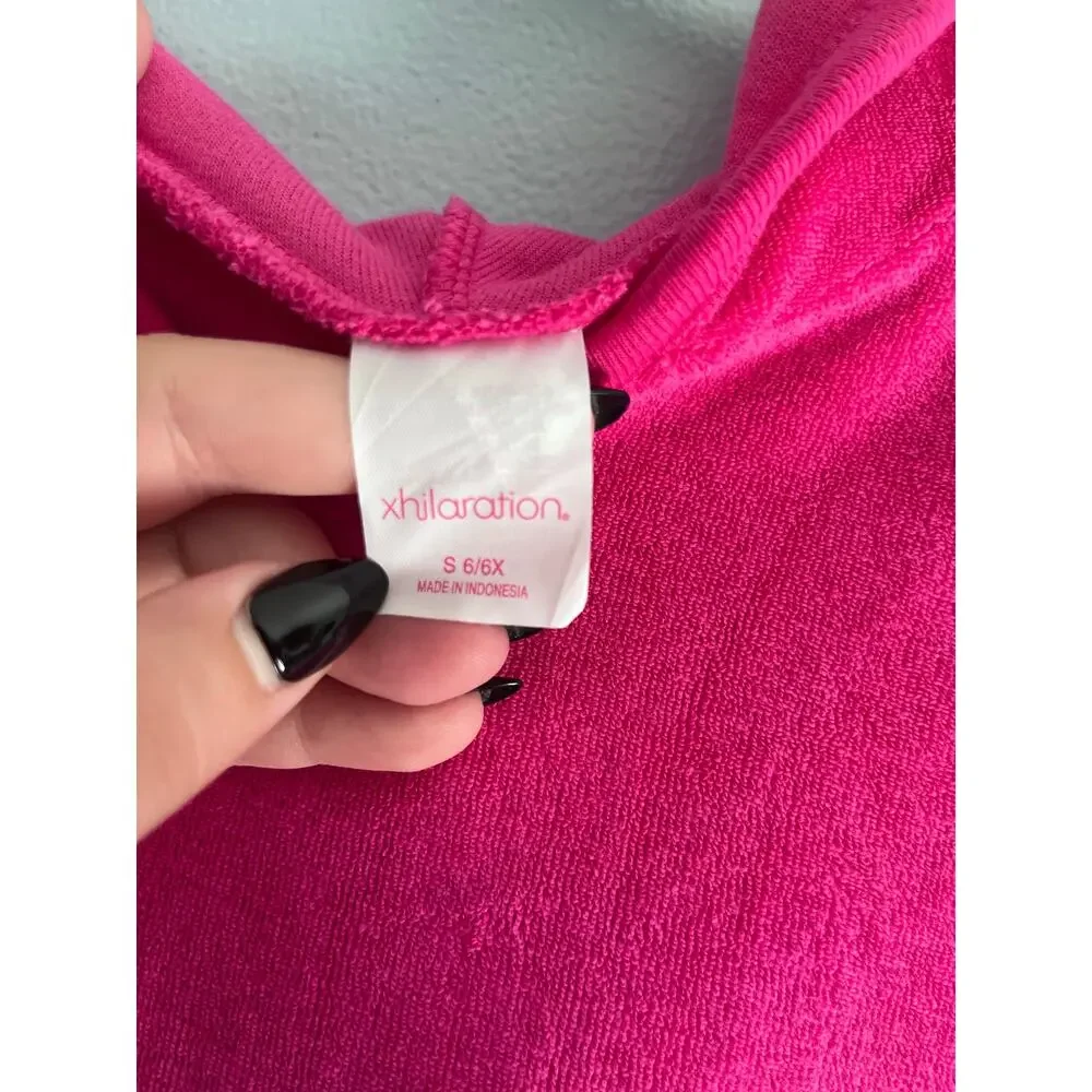 BRAND NEW Girls 6X Pink Swim Coverup
